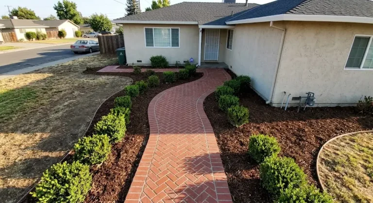 paver walkway in modesto, ca