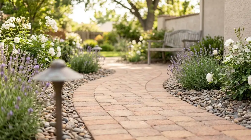 paver walkway installation in modesto, ca