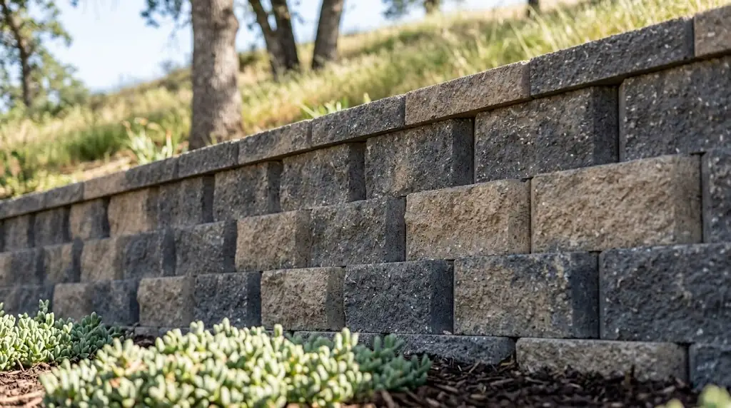 retaining wall installation in modesto, ca